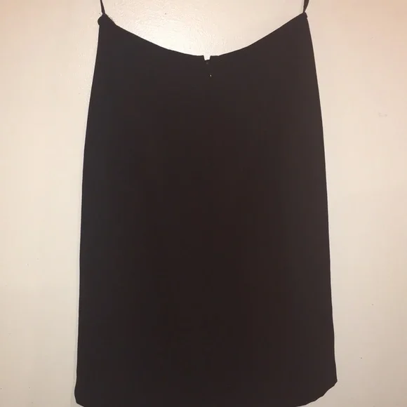 Jones Wear Black Skirt Size 6 NEW Fully Lined Back Walking slit Side Zip Beauty - Picture 4 of 6